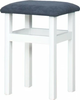 Taboret (biały/diamentowy grafit) 