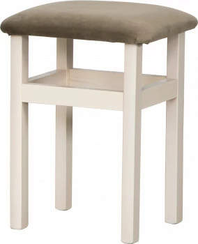 Taboret (dąb Soma perłowy/plusz braz)