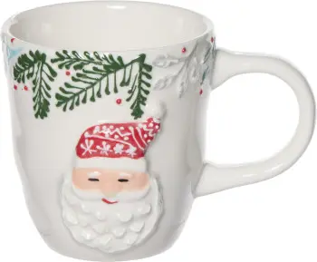 Kubek Christmas 184 (biały/czerwony/zielony) 