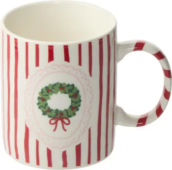 Kubek Christmas 188 (biały/czerwony) 