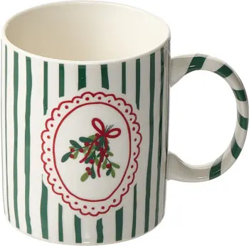 Kubek Christmas 189 (biały/zielony) 