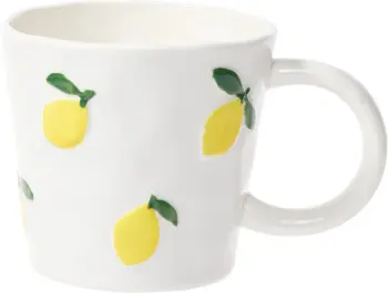 Kubek Lemoni 164 (biały w cytryny) 