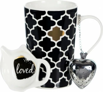 Zestaw (kubek+zaparzacz+spodek) Gifto 5