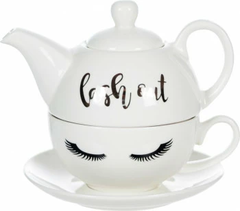 Zestaw (kubek+spodek+czajniczek) Gifto 9 