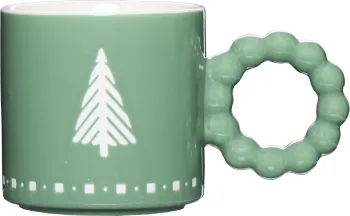 Kubek Christmas 153 (zielony/biały) 