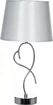 Lampka nocna Silvero 10 (srebrny/biały) 