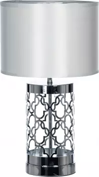 Lampka nocna Silvero 9 (srebrny/biały) 