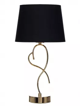 Lampka nocna Goldino 10 (złoty/czarny) 