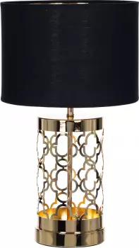 Lampka nocna Goldino 9 (złoty/czarny) 
