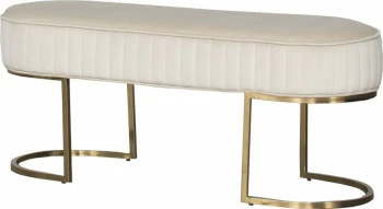 Ławka Ravia 1 (welur beż) 