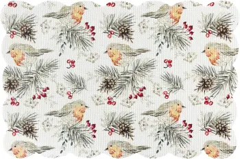 Mata stołowa świąteczna 51 (beż)