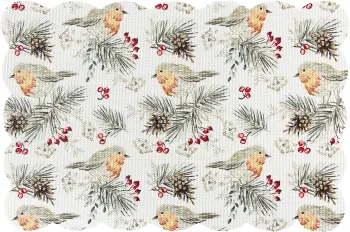 Mata stołowa świąteczna 51 (beż) 