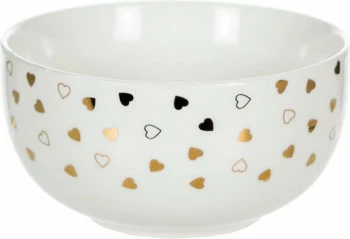 Miseczka z kolekcji Gifto w złote serduszka