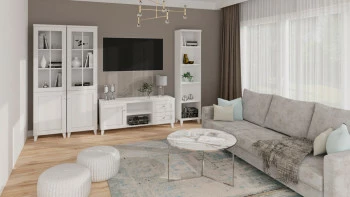 Salon z kolekcją Majorka i kanapą Milano 