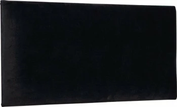 Panel tapicerowany (dekoracyjny) 30x60cm (Plusz czarny) 