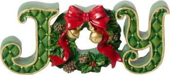 Ozdoba bożonarodzeniowa Joy Classic Christmas 229 (złoty/czerwony/zielony) 