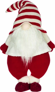 Mały gnom MERRY LED 1 (biało/czerwony)