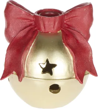 Świecznik Classic Christmas 10 (złoty/czerwony) 