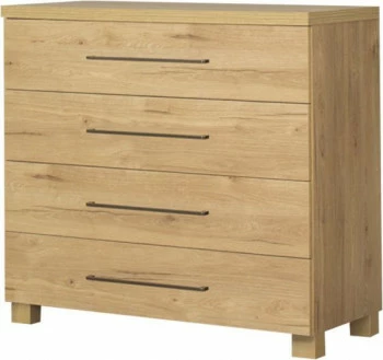 Komoda 4-szufladowa (dąb Soma ciemny)