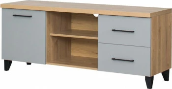 Stolik RTV Panama (szary/dąb Soma ciemny)