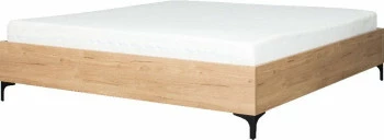 Łóżko 2-osobowe 180 Panama (dąb Soma ciemny) ze stelażem 