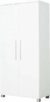 Szafa 2-drzw. z półkami Panama (biały połysk) 