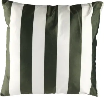 Poszewka na poduszkę Rayas 189 (oliwkowy-biały) 