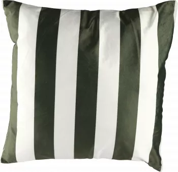 Poszewka na poduszkę Rayas 189 (oliwkowy-biały) 