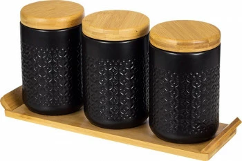 Pojemnik 1 (3-elem.) Palomo (czarny) 