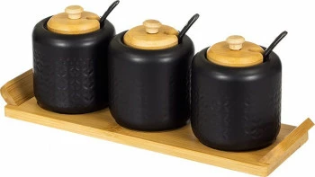 Pojemnik 2 (3-elem.) Palomo (czarny) 