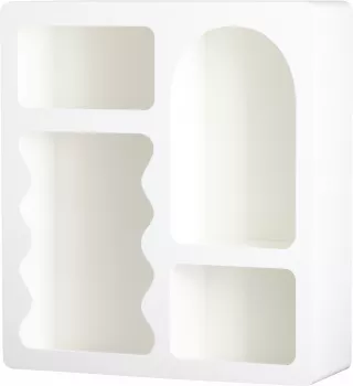 Półka wisząca Naturos 10 (biała) 