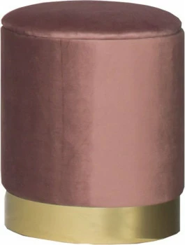 Puf otwierany Altino 3 (koralowy ze złotą listwą) 