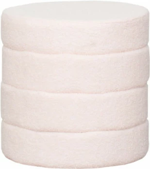 Pufa  Teddy różowa 