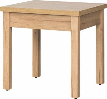 Stolik kwadratowy pełny (dąb Soma ciemny) 