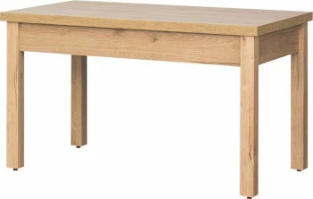 Stolik prostokątny pełny (dąb Soma ciemny)