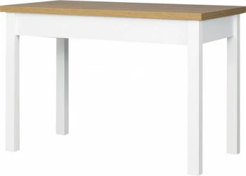 Stół kuchenny 110 cm (dąb Soma ciemny/biały) 