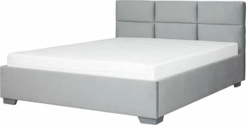 Łóżko tapicerowane 160 Sawona (plusz szary) 