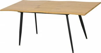 Stół rozkładany Sieno (dębowy/czarny)