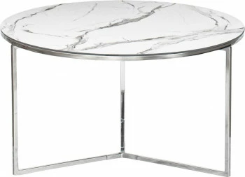 Stolik kawowy duży Marbino 6 (srebrny)