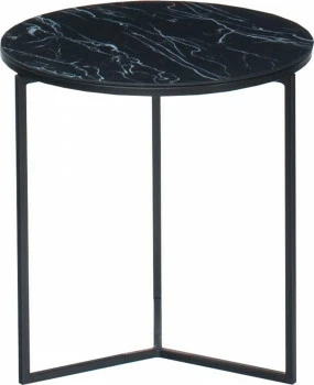 Stolik kawowy mały Marbino 4 (czarny)