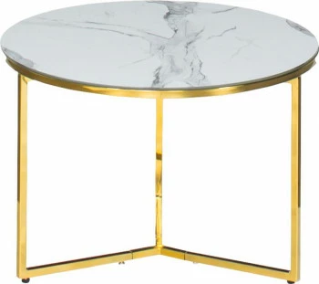 Stolik kawowy średni Marbino 5 (biały) 