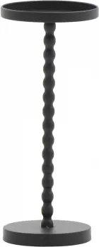 Stolik metalowy pomocniczy/kwietnik duży Naturos 42 (czarny) 