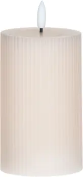 Świeca woskowa LED średnia Cozy Light 55 (jasnoróżowa) 