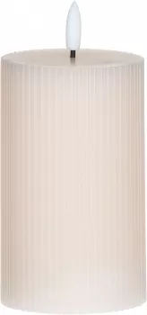 Świeca woskowa LED średnia Cozy Light 55 (jasnoróżowa) 