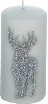 Świeca Jeleń 32 (szary) 