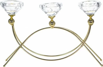 Świecznik potrójny Tasso 20 (złoty) 