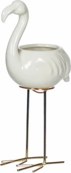 Szkatułka flaming Goldi 27 (biało/złoty) 