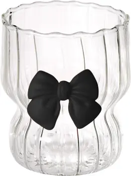 Szklanka z czarną kokardką Bella 33 