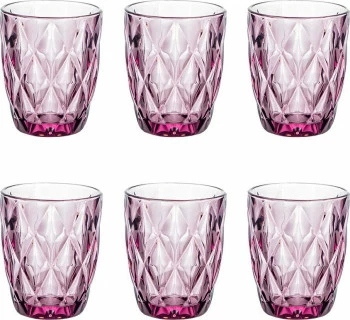 Zestaw szklanek Elise 6szt. (różowy) 