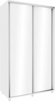 Szafa przesuwna 120 cm (biały połysk) 